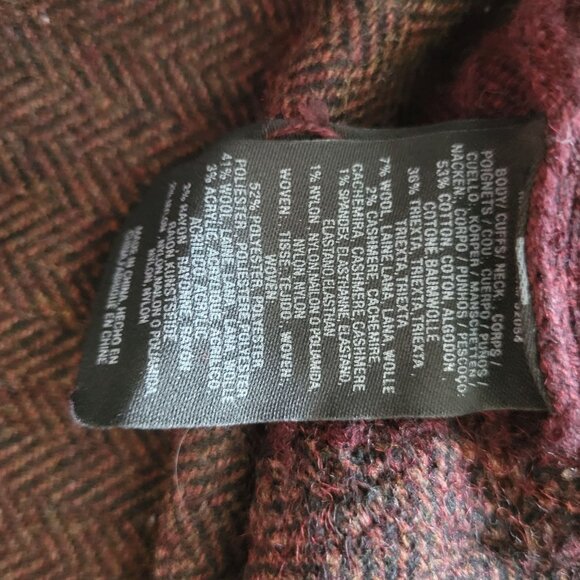 Knitted Knotted Anthropologie Cable Knit Peplum Sweater Top With Textured Hem - - Picture 10 of 10